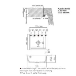 Systemceram Einbauspüle KeraDomo MERA 57 F Flächenbündig Einbaubar -Spulen Pro Verkauf systemceram einbauspuele keradomo mera 57 f flaechenbuendig einbaubar3