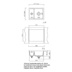 Systemceram Einbauspüle KeraDomo Mera 60 F/o Flächenbündig Einbaubar -Spulen Pro Verkauf systemceram einbauspuele keradomo mera 60 f o flaechenbuendig einbaubar3