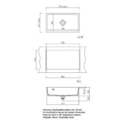 Systemceram Einbauspüle KeraDomo Mera 80 F/o Flächenbündig Einbaubar -Spulen Pro Verkauf systemceram einbauspuele keradomo mera 80 f o flaechenbuendig einbaubar3