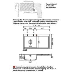 Systemceram Einbauspüle KeraDomo MERA 90 F Becken Links Flächenbündig -Spulen Pro Verkauf systemceram einbauspuele keradomo mera 90 f becken links flaechenbuendig3