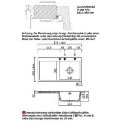 Systemceram Einbauspüle KeraDomo MERA 90 F Becken Rechts Flächenbündig -Spulen Pro Verkauf systemceram einbauspuele keradomo mera 90 f becken rechts flaechenbuendig3