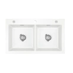 Systemceram Einbauspüle KeraDomo MERA TWIN