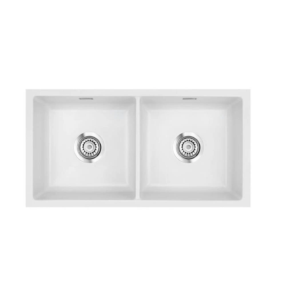 Systemceram Einbauspüle KeraDomo MERA TWIN F/o Flächenbündig Einbaubar 1 Systemceram Einbauspüle KeraDomo MERA TWIN F/o Flächenbündig Einbaubar