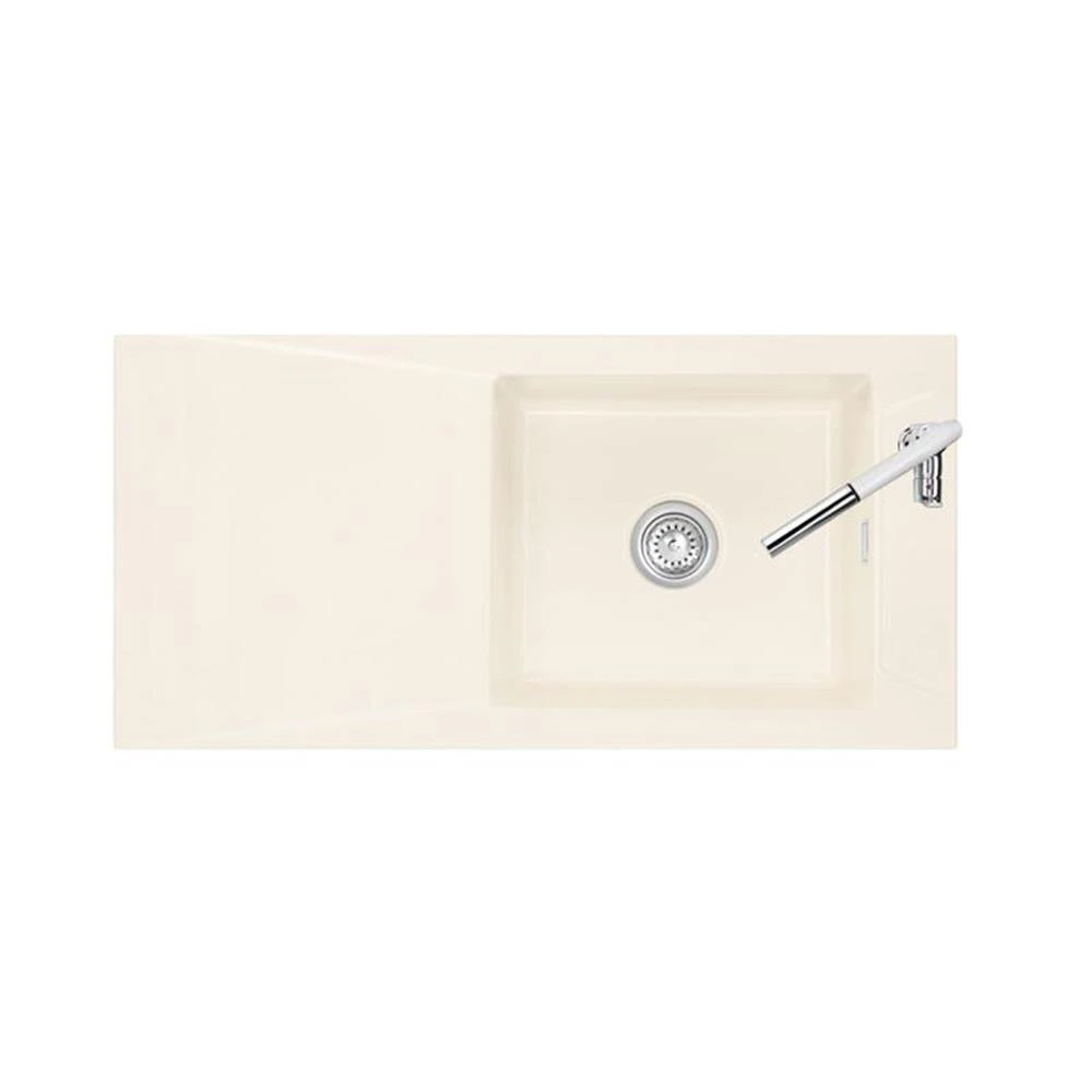 Systemceram Einbauspüle KeraDomo SIRO 100 1 Systemceram Einbauspüle KeraDomo SIRO 100