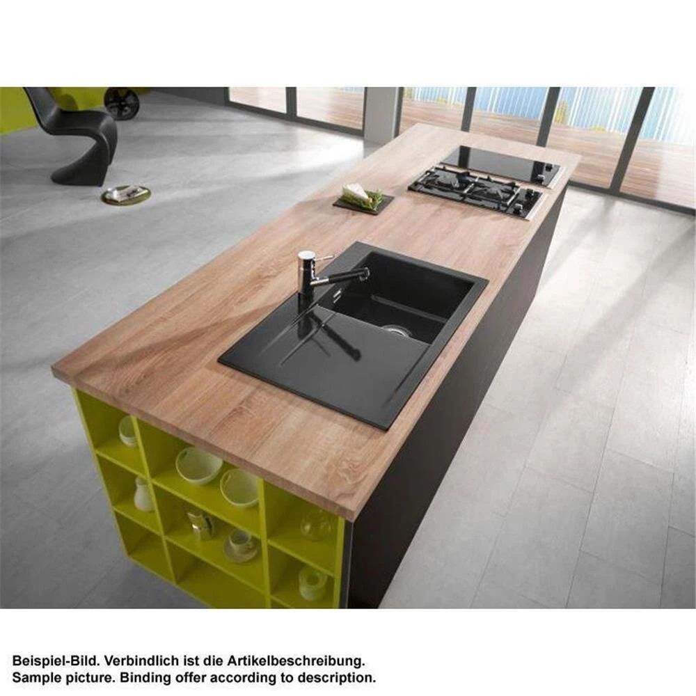 Systemceram Einbauspüle KeraDomo STEMA 80 F Flächenbündig Becken Rechts 2 Systemceram Einbauspüle KeraDomo STEMA 80 F Flächenbündig Becken Rechts – Bild 2