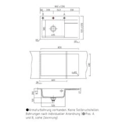 Systemceram Einbauspüle KeraDomo STEMA 86 SL Becken Links 6 Systemceram Einbauspüle KeraDomo STEMA 86 SL Becken Links -Spulen Pro Verkauf systemceram einbauspuele keradomo stema 86 sl becken links3