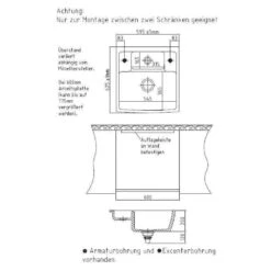 Systemceram Spülmodul KeraDomo CENTRA 60 (für 60 Cm Arbeitsplattentiefe) -Spulen Pro Verkauf systemceram spuelmodul keradomo centra 60 fuer 60 cm arbeitsplattentiefe3