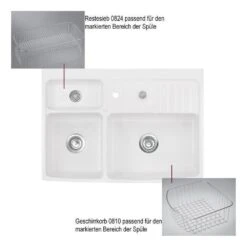 Systemceram Spülmodul KeraDomo CENTRA 90 (für 60 Cm Arbeitsplattentiefe) -Spulen Pro Verkauf systemceram spuelmodul keradomo centra 90 fuer 60 cm arbeitsplattentiefe3