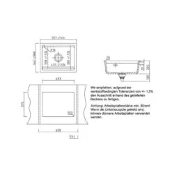 Systemceram Unterbauspüle KeraDomo Kara 50 U -Spulen Pro Verkauf systemceram unterbauspuele keradomo kara 50 u3