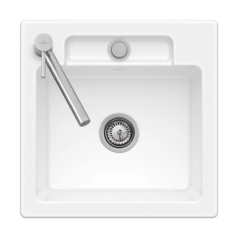 Villeroy & Boch Einbaubecken Flächenbündig Siluet 50 S Flat 1 Villeroy & Boch Einbaubecken Flächenbündig Siluet 50 S Flat