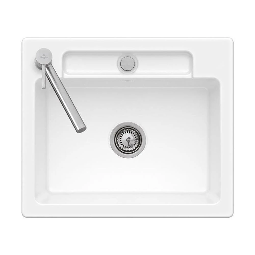 Villeroy & Boch Einbaubecken Flächenbündig Siluet 60 S Flat 1 Villeroy & Boch Einbaubecken Flächenbündig Siluet 60 S Flat