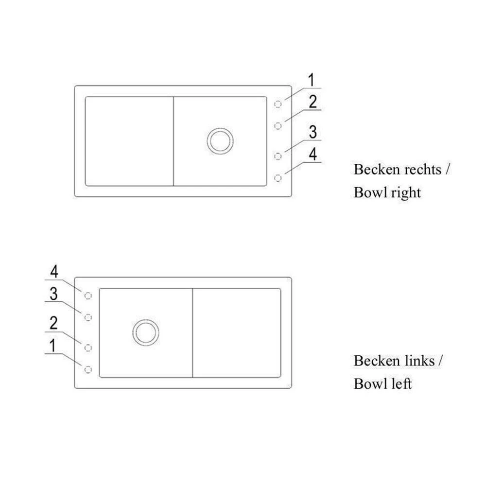 Villeroy & Boch Einbauspüle Flächenbündig Timeline 50 Flat 4 Villeroy & Boch Einbauspüle Flächenbündig Timeline 50 Flat – Bild 4