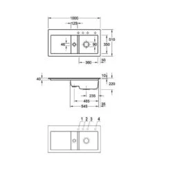 Villeroy & Boch Einbauspüle Subway 60 Becken Rechts -Spulen Pro Verkauf villeroy boch einbauspuele subway 60 becken rechts3