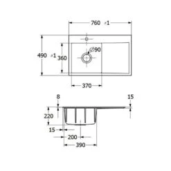 Villeroy & Boch Einbauspüle Subway Style 45 Flat Flächenbündig Becken Links -Spulen Pro Verkauf villeroy boch einbauspuele subway style 45 flat flaechenbuendig becken links4