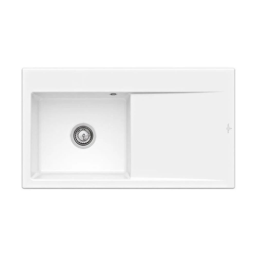 Villeroy & Boch Einbauspüle Subway Style 50 Flat (flächenbündig Einbaubar) Becken Links 1 Villeroy & Boch Einbauspüle Subway Style 50 Flat (flächenbündig Einbaubar) Becken Links