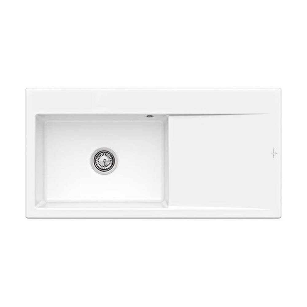 Villeroy & Boch Einbauspüle Subway Style 60 Flat (flächenbündig Einbaubar) Becken Links 1 Villeroy & Boch Einbauspüle Subway Style 60 Flat (flächenbündig Einbaubar) Becken Links