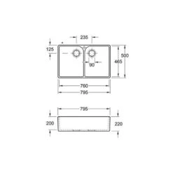 Villeroy & Boch Spülmodul Spülstein Doppelbecken 80 X -Spulen Pro Verkauf villeroy boch spuelmodul spuelstein doppelbecken 80 x3