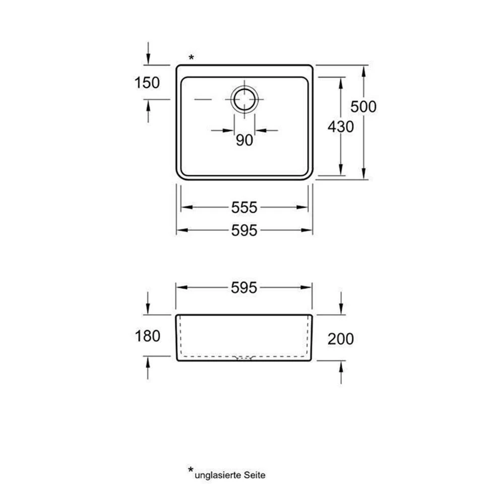 Villeroy & Boch Spülmodul Spülstein Einzelbecken 60 X 4 Villeroy & Boch Spülmodul Spülstein Einzelbecken 60 X – Bild 4