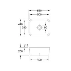 Villeroy & Boch Unterbauspüle Cisterna 60C Mit Handbetätigung Classicline I4 Graphit -Spulen Pro Verkauf villeroy boch unterbauspuele cisterna 60c mit handbetaetigung classicline i4 graphit4