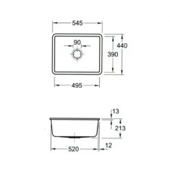 Villeroy & Boch Unterbauspüle Subway 60 SU -Spulen Pro Verkauf villeroy boch unterbauspuele subway 60 su3