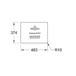 Villeroy & Boch Unterbauspüle Subway 60 SU -Spulen Pro Verkauf villeroy boch unterbauspuele subway 60 su4