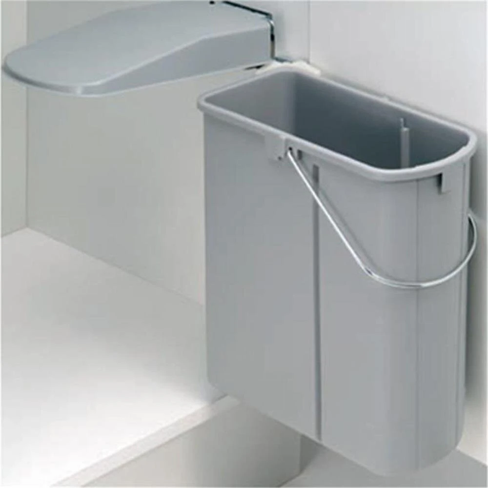 WESCO 700411-85 Einbau Abfallsammler DT, 19 Liter, Alugrau 1 WESCO 700411-85 Einbau Abfallsammler DT, 19 Liter, Alugrau