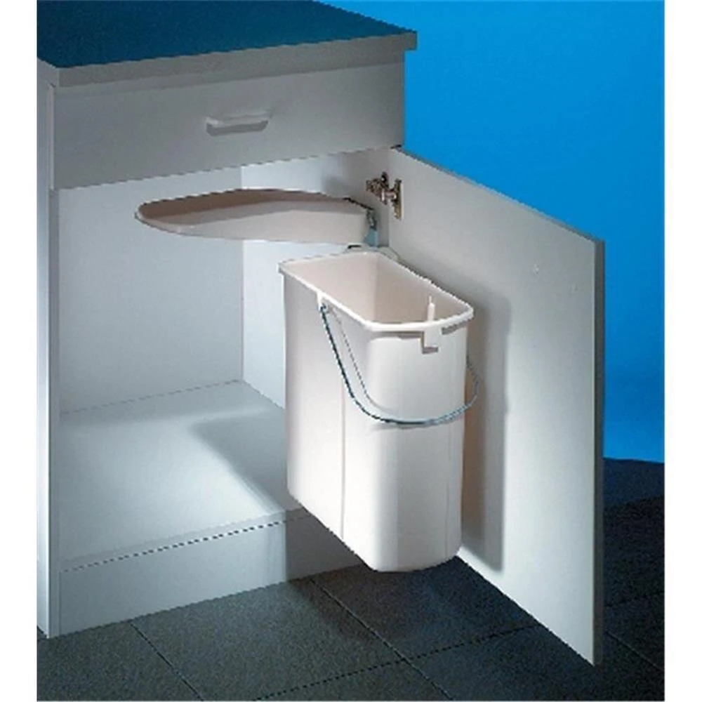 WESCO 700411-85 Einbau Abfallsammler DT, 19 Liter, Alugrau 3 WESCO 700411-85 Einbau Abfallsammler DT, 19 Liter, Alugrau – Bild 3