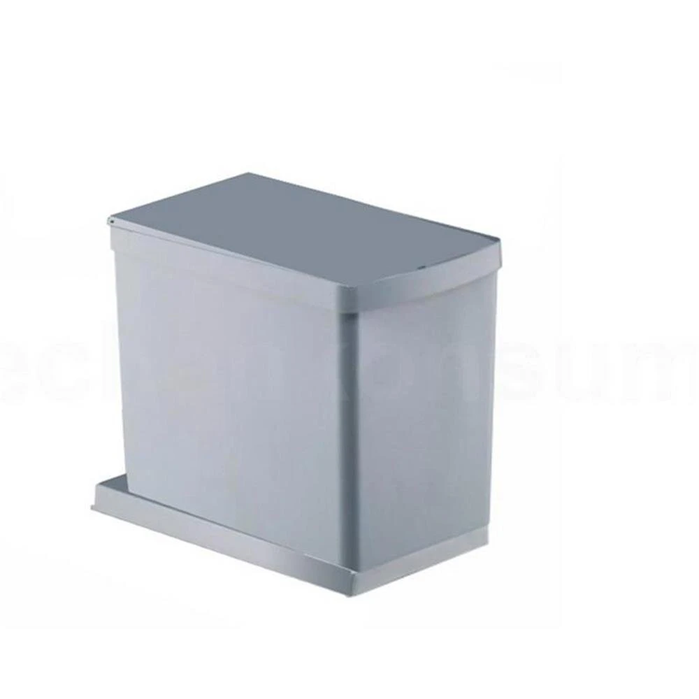 WESCO 755280-85 Einbau Abfallsammler 30 DT Single, 16 L , Alugrau 1 WESCO 755280-85 Einbau Abfallsammler 30 DT Single, 16 L , Alugrau