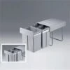 WESCO 757721-85 Einbau Abfallsammler Bio-Trio-Maxi 40 DT, Alugrau
