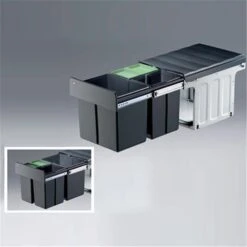 WESCO 857721-11 Einbau Abfallsammler Profiline Bio-Trio-Maxi 40 DT