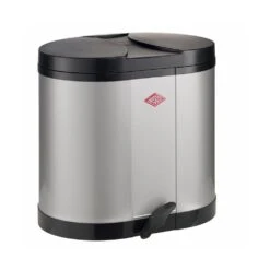 Wesco Beta, Abfallsammler Freistehend, Silberfarben