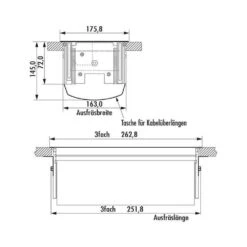 WIPO PowerFit K, Einbausteckdosenelement, 3-fach 7 WIPO PowerFit K, Einbausteckdosenelement, 3-fach -Spulen Pro Verkauf wipo powerfit k einbausteckdosenelement 3 fach4